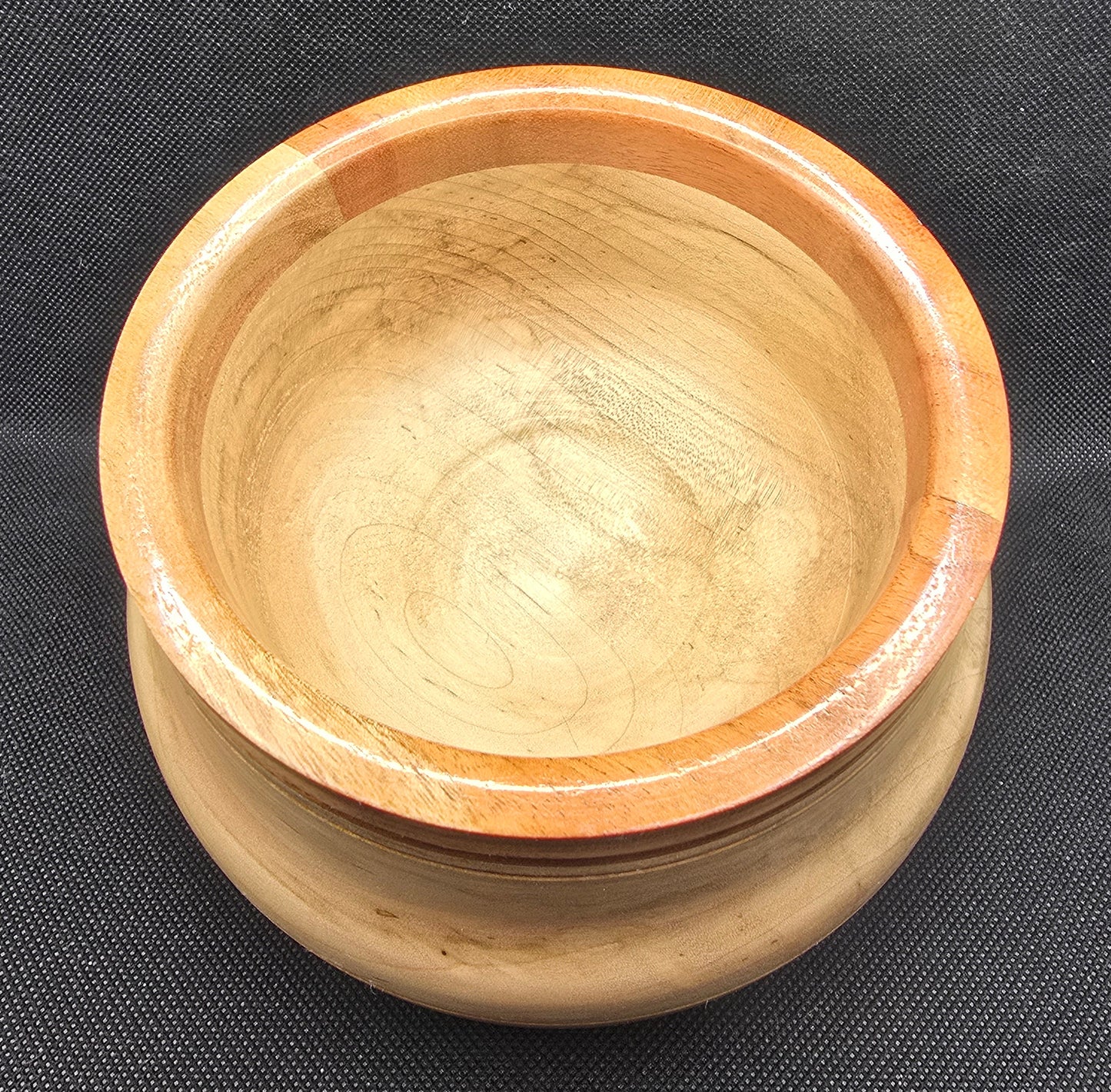 Segmented Maple and Cherry Bowl